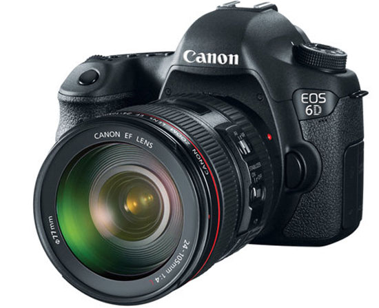 Canon trình làng 6D, máy full-frame có Wi-Fi, GPS giá 2.099 USD