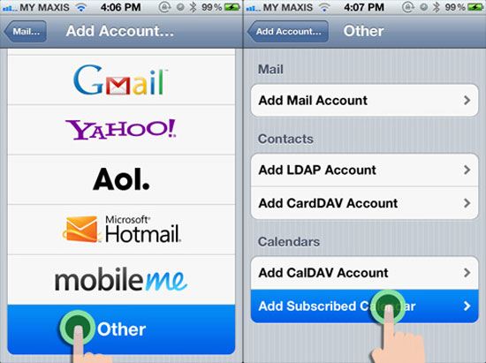 Đồng bộ lịch và sự kiện từ Facebook sang iPhone