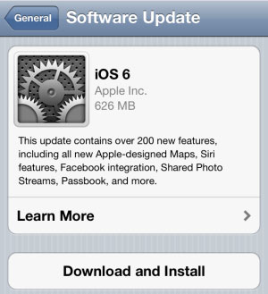 Hướng dẫn cài đặt iOS 6