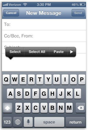 Cách chèn ảnh/video vào Mail trong iOS 6 