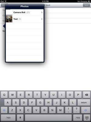 Cách chèn ảnh/video vào Mail trong iOS 6 