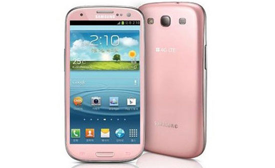 Galaxy S III phiên bản màu hồng xuất hiện