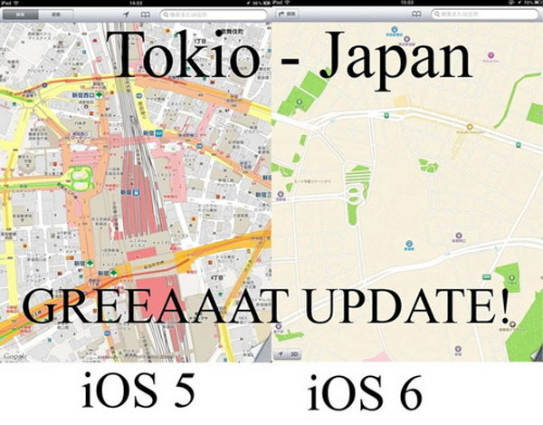iOS6: bản đồ số Apple Maps còn quá nhiều lỗi