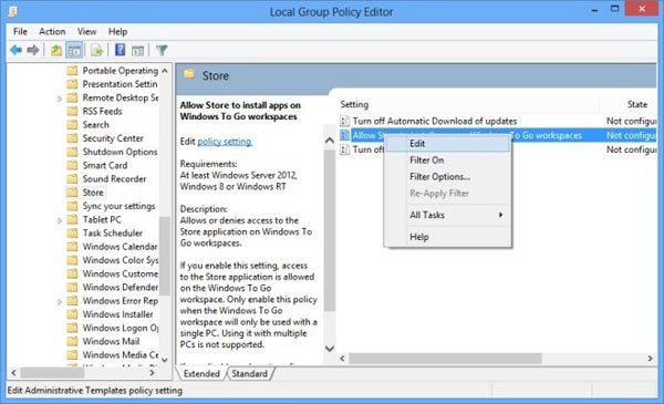 chính sách lưu trữ