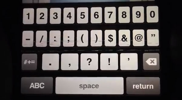 iPhone 5 gặp trục trặc với bàn phím ảo