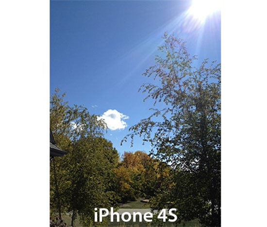 iPhone 5 dính thêm lỗi chụp ảnh có ánh tím