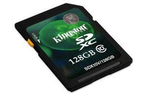Kingston giới thiệu thẻ SDXC Class 10 dung lượng 128 GB
