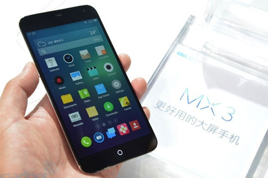 Meizu MX3 sử dụng chip tám lõi Exynos 5410 Octa Điện thoại Meizu MX3 ra mắt với bộ nhớ trong 128 GB