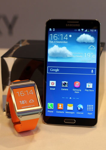 Samsung giới thiệu đồng hồ thông minh Galaxy Gear