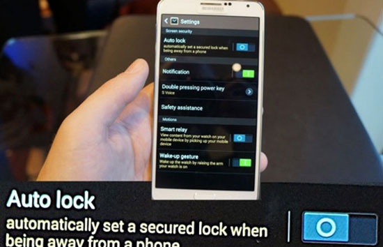 Auto Lock 9 tính năng hàng đầu của Galaxy Gear