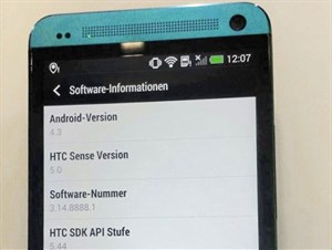 HTC One sẽ được cập nhật Android 4.3 ngay trong tháng này