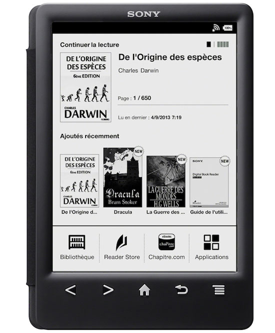 Máy đọc sách Sony PRS-T3 pin 2 tháng tại IFA 2013