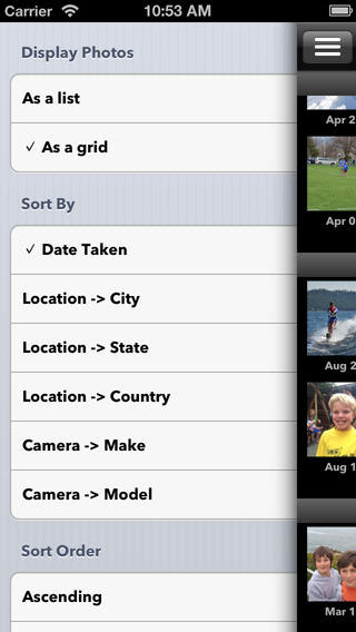 Những tuỳ chọn giúp phân loại ảnh tốt hơn với Photowerks Phần mềm quản lý ảnh hiệu quả trên iPhone