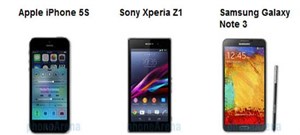 Chọn iPhone 5S hay Xperia Z1, Galaxy Note 3?