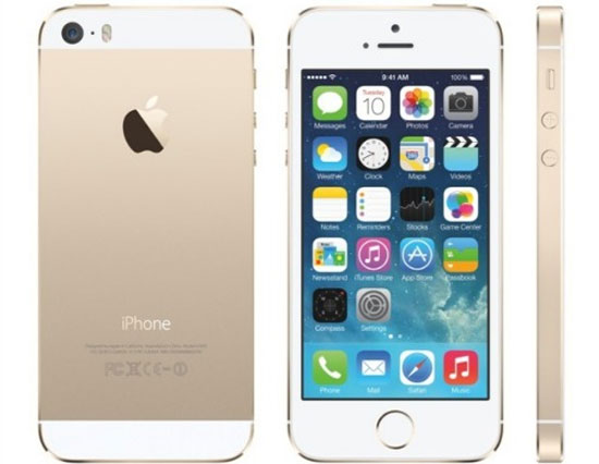 iPhone 5S vỏ vàng iPhone 5C vỏ nhựa và iPhone 5S với cảm biến vân tay trình làng