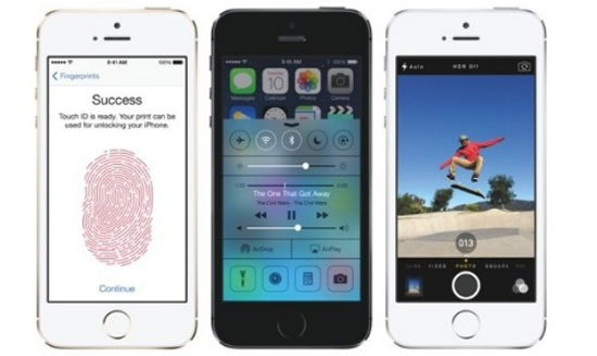 iPhone 5S tích hợp cảm biến dấu vân tay iPhone 5C vỏ nhựa và iPhone 5S với cảm biến vân tay trình làng