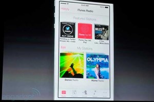 Dịch vụ iTunes Radio sẽ ra mắt cùng iOS 7 vào 18/9