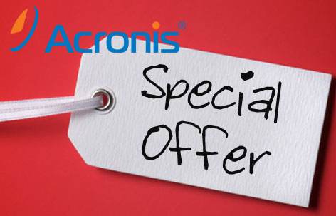 Giảm giá bộ phần mềm bảo vệ dữ liệu của Acronis
