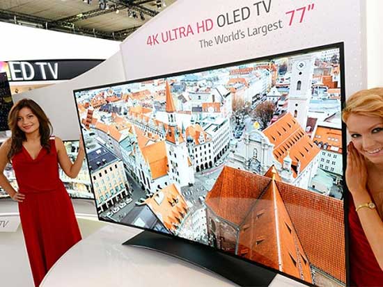 LG OLED 4K màn hình cong 5 TV 4K mới tại IFA 2013