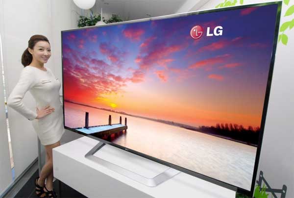 Một mẫu TV 4K của LG. Các mẫu TV 4K sẽ giảm giá tới 50% trong năm sau