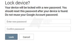 Điện thoại Android sắp khóa được bằng mật khẩu từ xa 