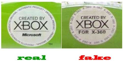 Logo trên sản phẩm viết “for X-360” thay vì "Microsoft".  Một số mẹo phân biệt hàng công nghệ giả