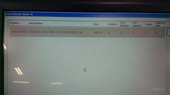 Thông tin tiết lộ về Nexus 10 mới Nexus 10 do ASUS sản xuất có giá 563 USD