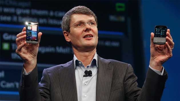 CEO BlackBerry - Thorsten Heins BlackBerry và HTC cắt giảm nhân sự