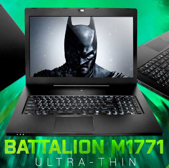 Laptop chơi game 17 inch mỏng nhất thế giới