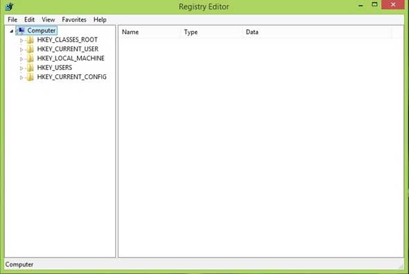 Sau đó nhấn Enter để thực thi gọi hộp thoại "Registry Editor". Tắt tính năng tự động khởi động lại trên Windows 7/8/8.1