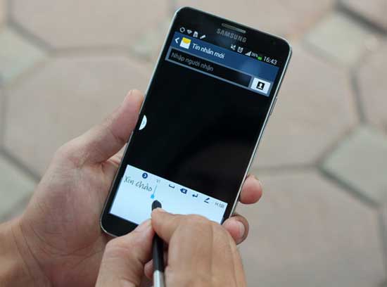 Nhận diện chữ viết khá chính xác. Đánh giá Galaxy Note 3 - Bút cải tiến, pin tốt