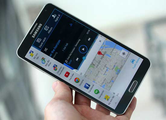 Ứng dụng bản đồ Đánh giá Galaxy Note 3 - Bút cải tiến, pin tốt