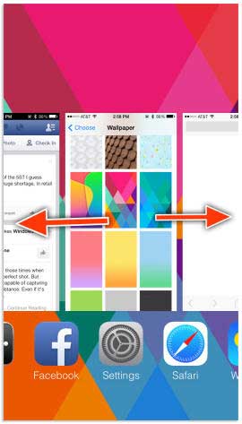 Mẹo "tắt nóng" ứng dụng trong iOS 7