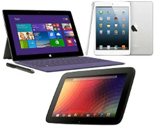 Surface Pro 2, iPad 4, Nexus 10 Chọn Surface Pro 2, iPad 4 hay Nexus 10?
