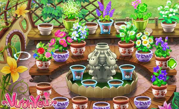 Xiêu lòng về độ dễ thương của game “Vườn yêu”