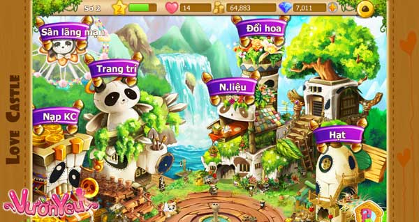 Xiêu lòng về độ dễ thương của game “Vườn yêu”