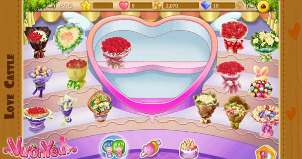 Xiêu lòng về độ dễ thương của game “Vườn yêu”