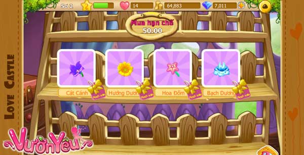 Xiêu lòng về độ dễ thương của game “Vườn yêu”