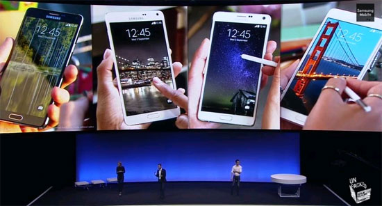 Truyền hình trực tiếp sự kiện ra mắt Samsung Galaxy Note 4