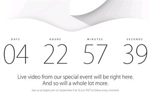 Trang web của Apple bắt đầu đếm ngược chờ sự kiện 9-9, có live stream