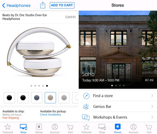 Ứng dụng Apple Store nhận bản cập nhật, thiết kế mới hoàn toàn