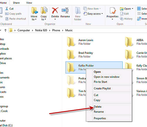 Cách xóa nhạc trên Nokia Lumia 920