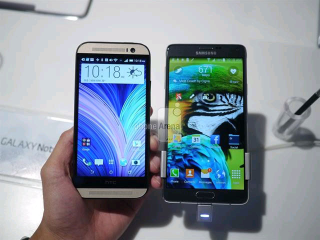 Galaxy Note 4 thua HTC One M8 ở màn đọ tốc độ xử lý