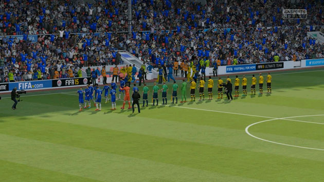 FIFA 15 tái hiện sống động các trận cầu