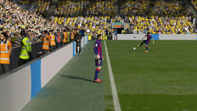 FIFA 15 tái hiện sống động các trận cầu