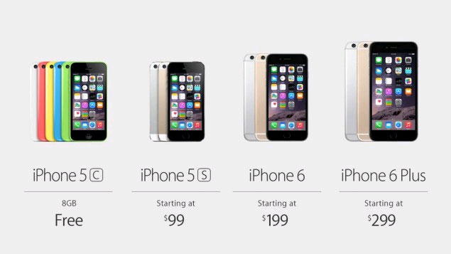 iPhone 6 và iPhone 6 Plus đã có giá không kèm hợp đồng