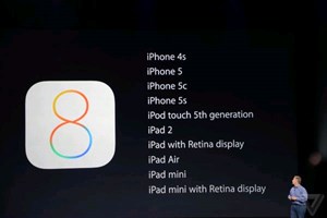 iOS 8 chính thức phát hành ngày 17/9