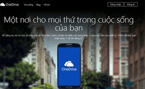 OneDrive cho phép tải tập tin lên đến 10 GB