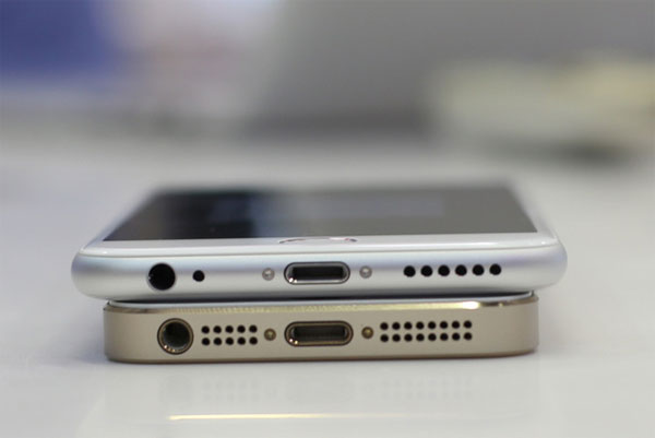 iPhone 6 đọ dáng với iPhone 5S