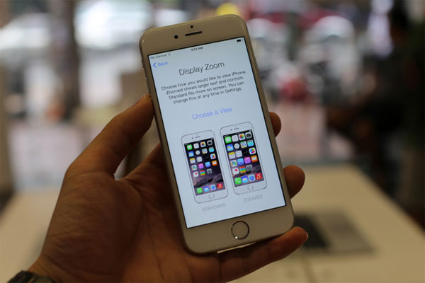 iPhone 6 đọ dáng với iPhone 5S